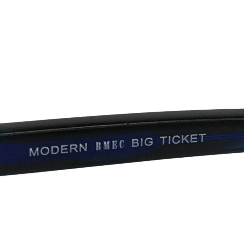 B.M.E.C. Eyeglasses Frames BIG TICKET TORTOISE/BLUE Rectangle Full Rim 56-16-145